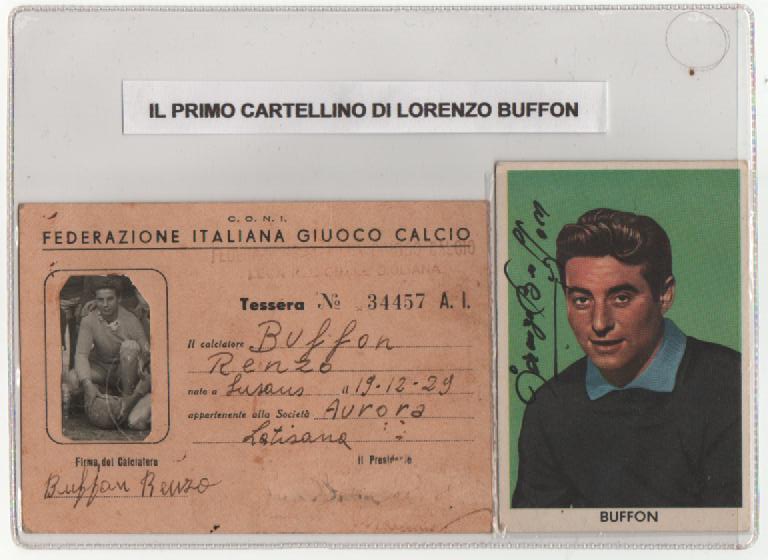 Buffon Lorenzo  primo cartellino 1945-46  A